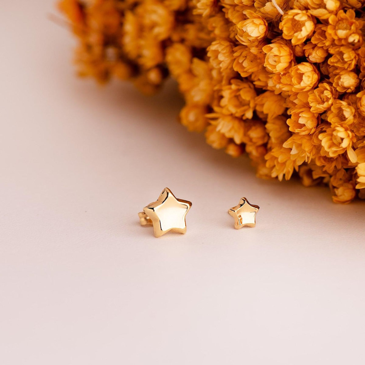 L'ATELIER D'AZUR Boucles d'Oreilles Or 18 Carats 750/000 Jaune Etoile