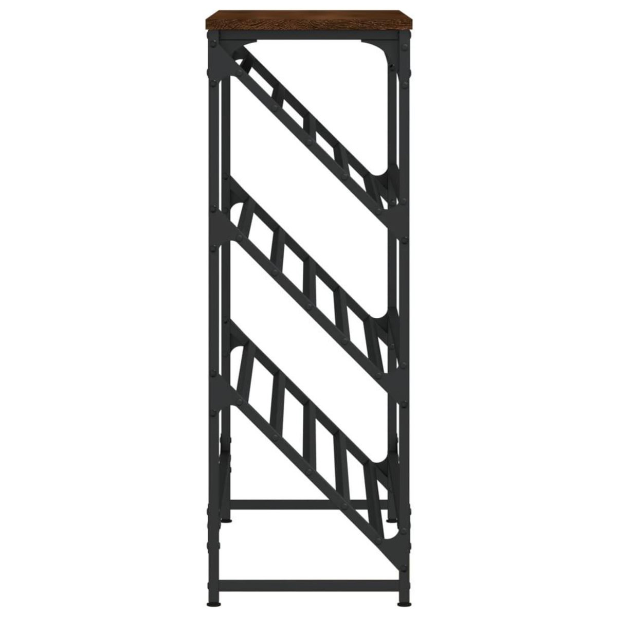 VIDAXL Etagere a chaussures chene marron 90x30x85 cm bois d'ingenierie