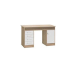 FINLANDEK FINLANDEK Bureau TYO contemporain decor chene et blanc - L 126 cm