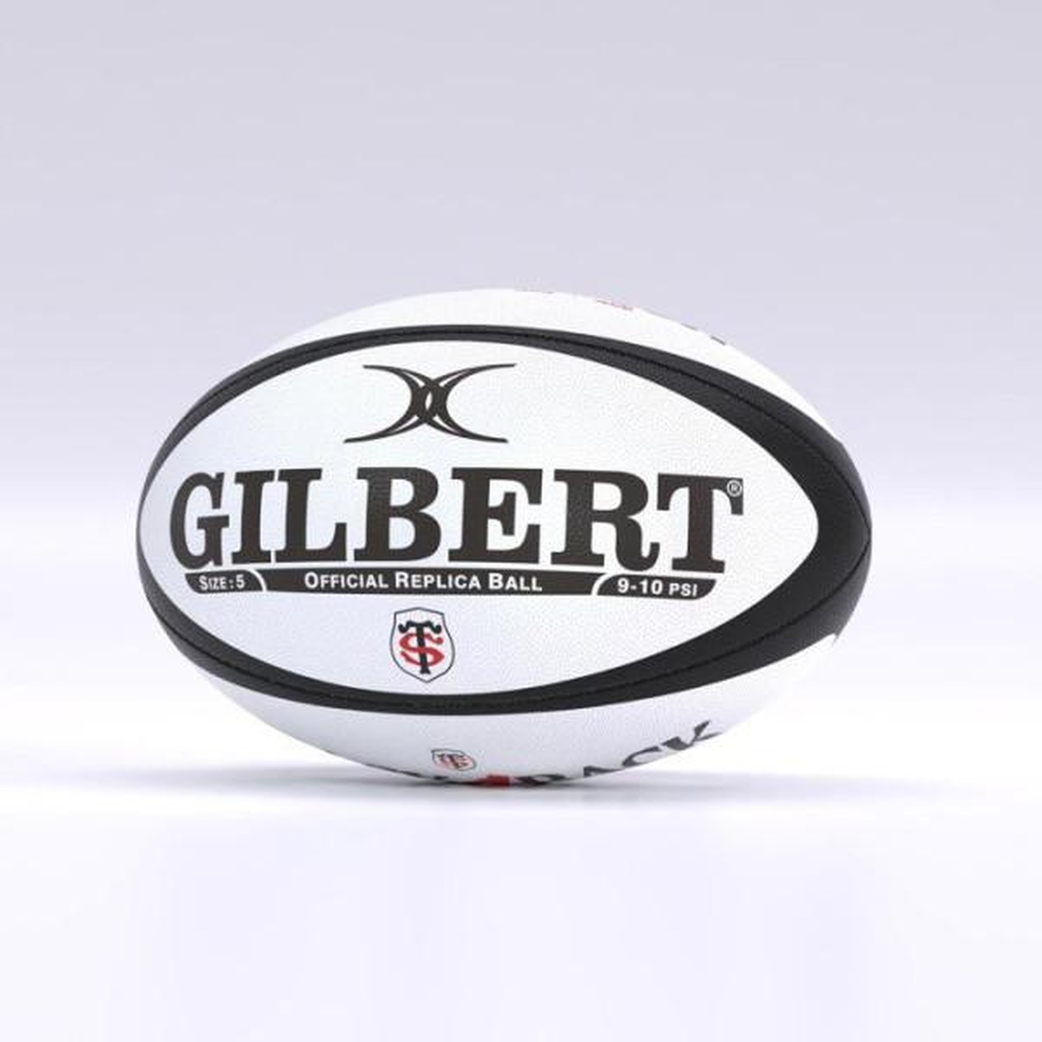 Voir la diapositive 3 : GILBERT Ballon de rugby - Stade Toulousain - GILBERT - Taille 5