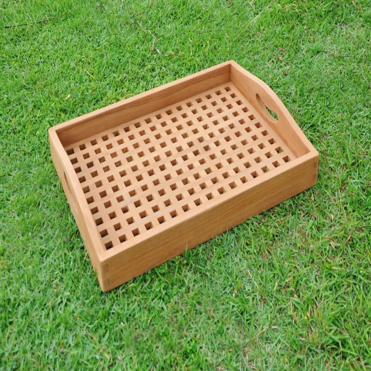 CONCEPT USINE Plateau en teck BAWA