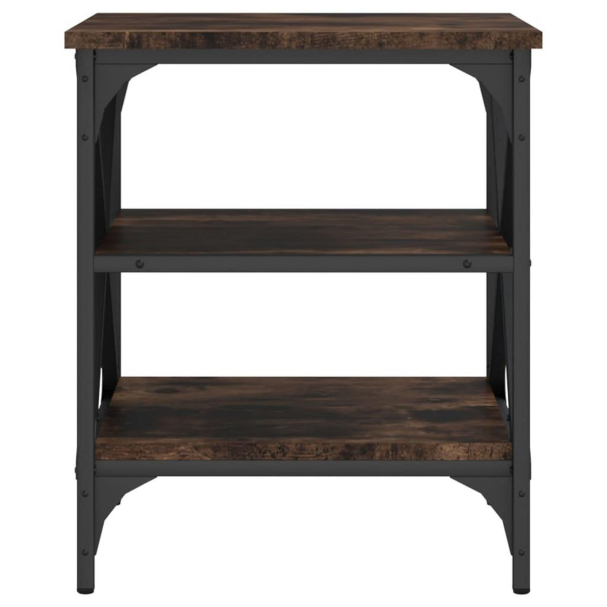 VIDAXL Table d'appoint Chene fume 40x42x50 cm Bois d'ingenierie