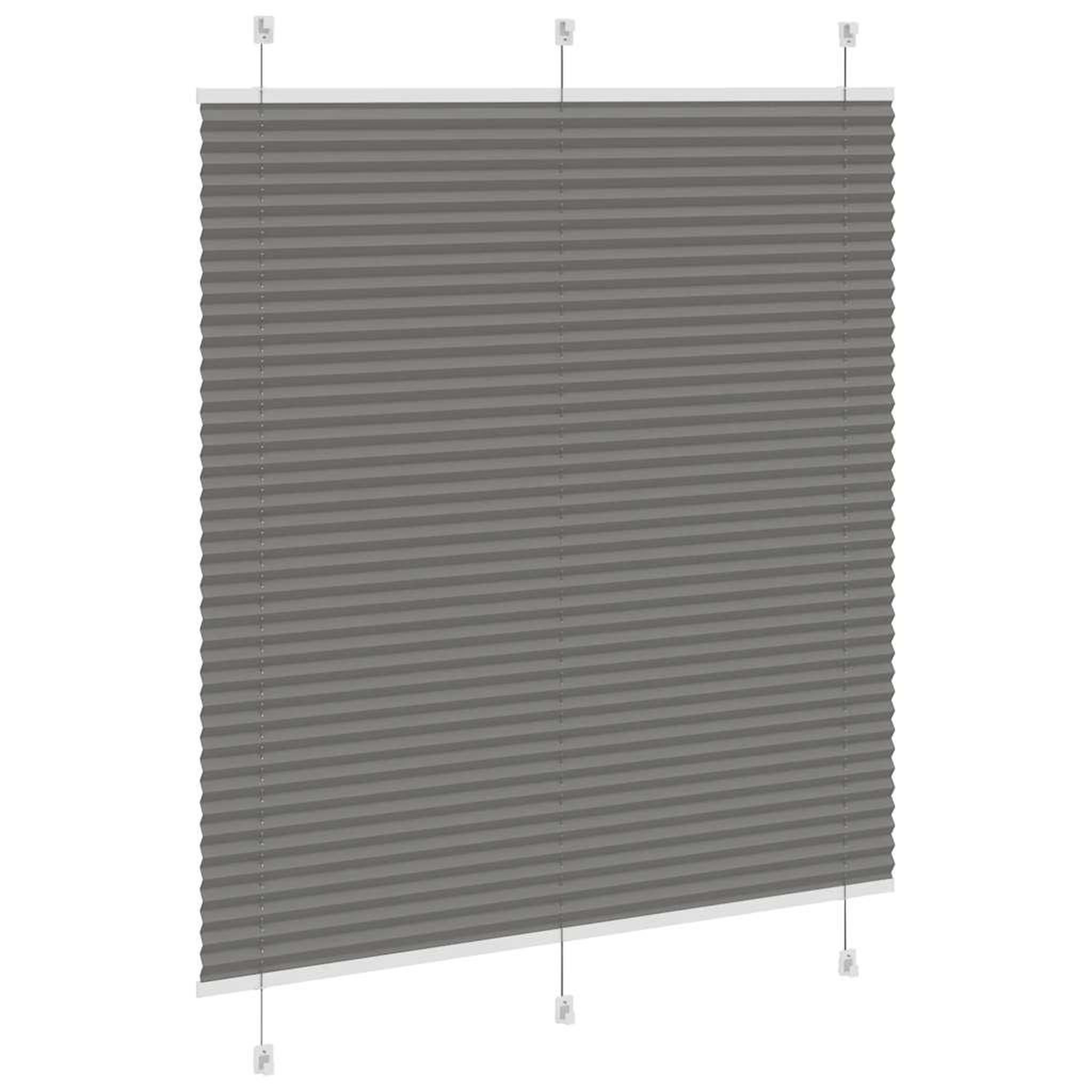 Voir la diapositive 4 : VIDAXL Store plisse anthracite 120x150 cm largeur du tissu 119,4 cm