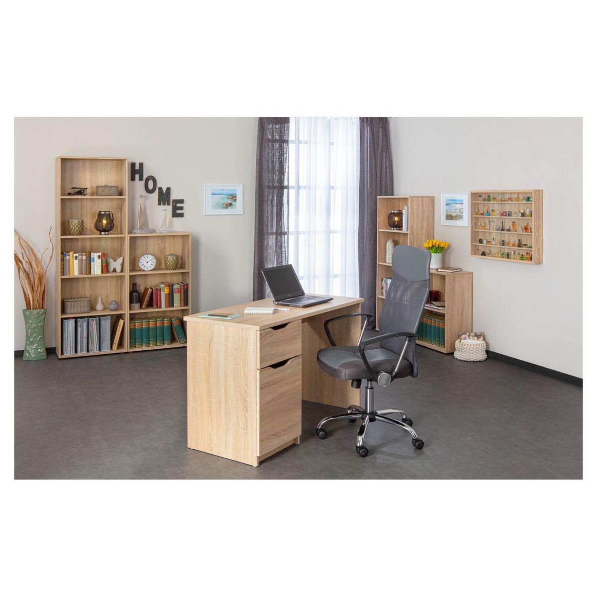 Etagère de rangement 3 niches L60cm PACO