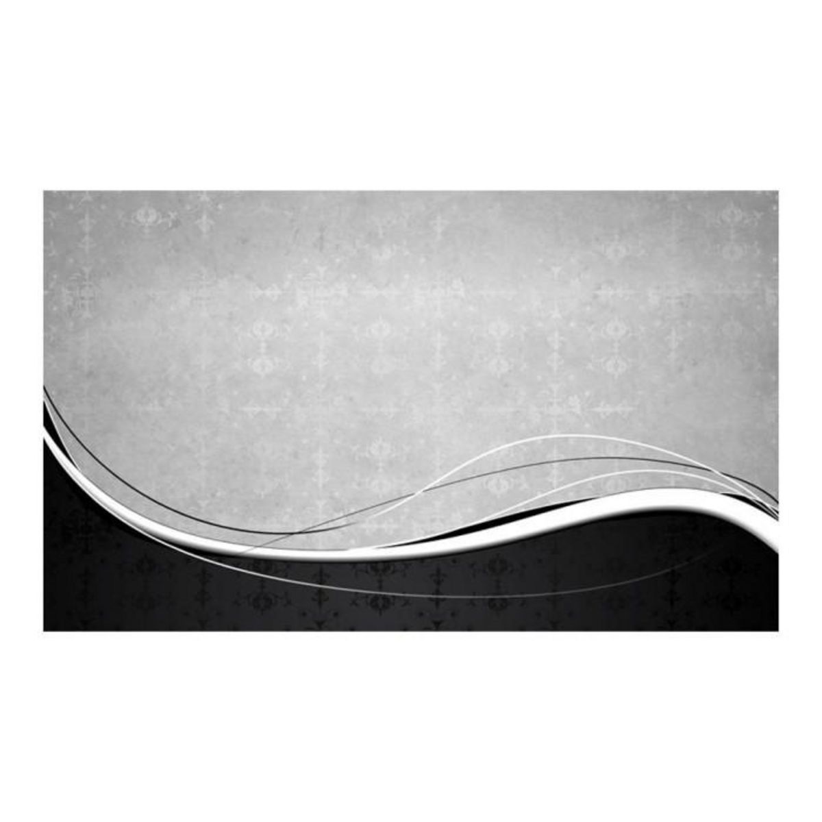 Paris Prix Papier Peint  Vagues en Noir & Blanc Vintage  270x450cm