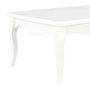 Voir la diapositive 5 : VIDAXL Table basse Blanc 110x60x40 cm Bois de pin massif