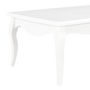 Voir la diapositive 5 : VIDAXL Table basse Blanc 110x60x40 cm Bois de pin massif