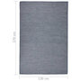 Voir la diapositive 6 : VIDAXL Tapis a tissage plat d'exterieur 120x170 cm Bleu