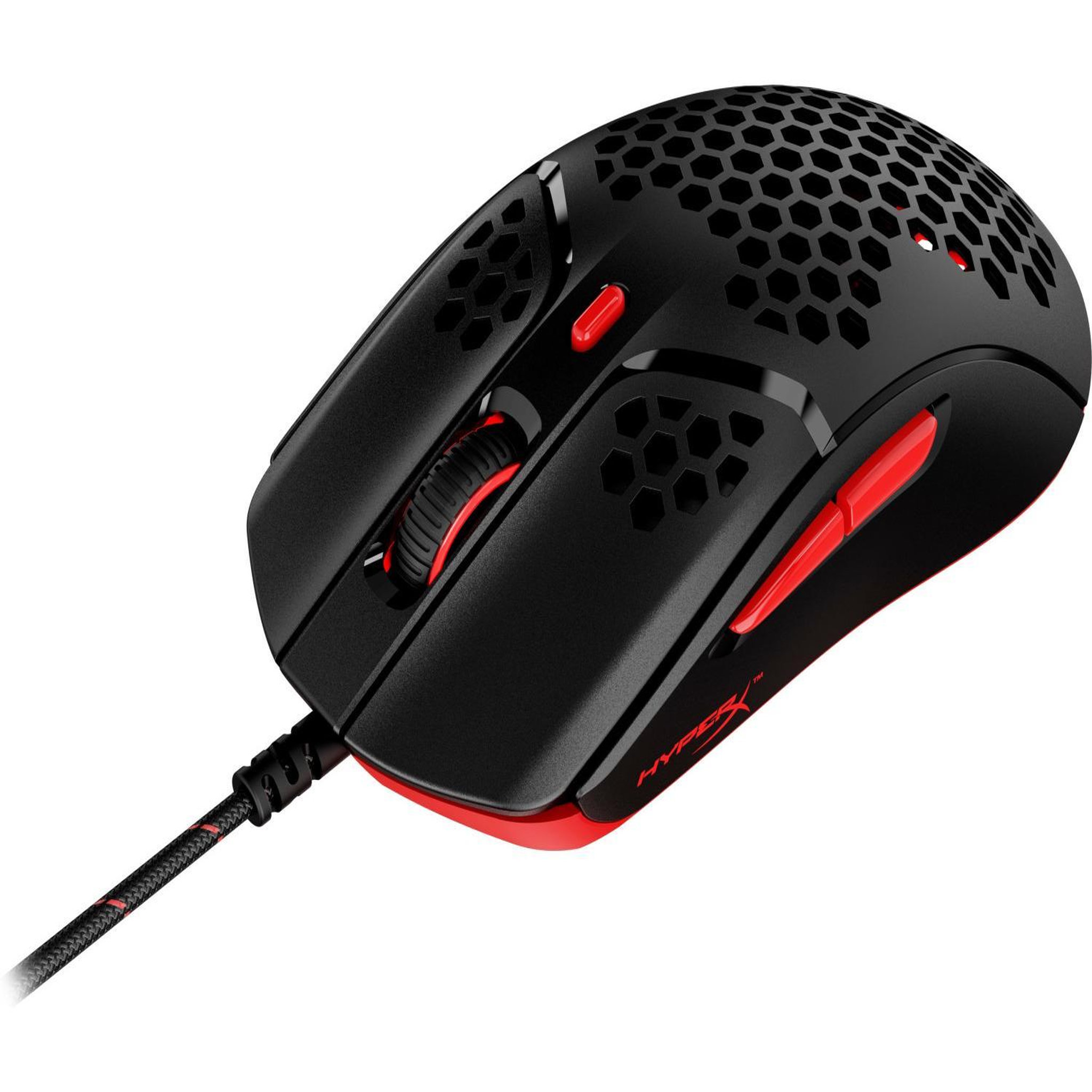 Voir la diapositive 3 : HyperX Hyperx pulsefire haste - gaming mouse (black-red) souris ambidextre usb type-a optique 16000 dpi