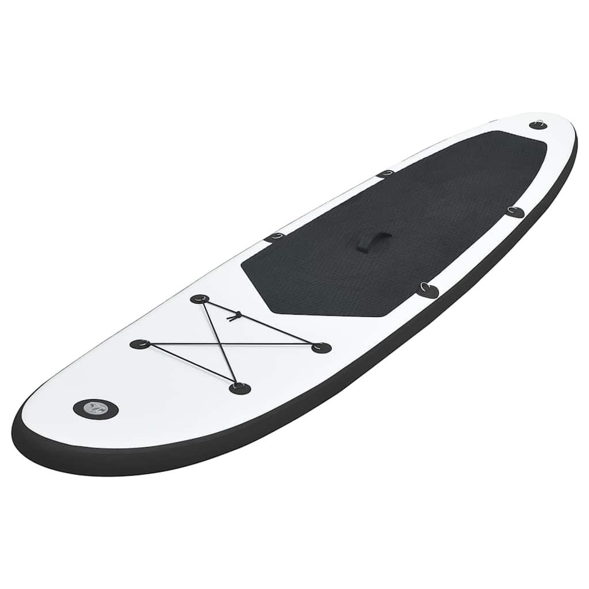 Voir la diapositive 2 : VIDAXL Ensemble de planches sup gonflables noir et blanc
