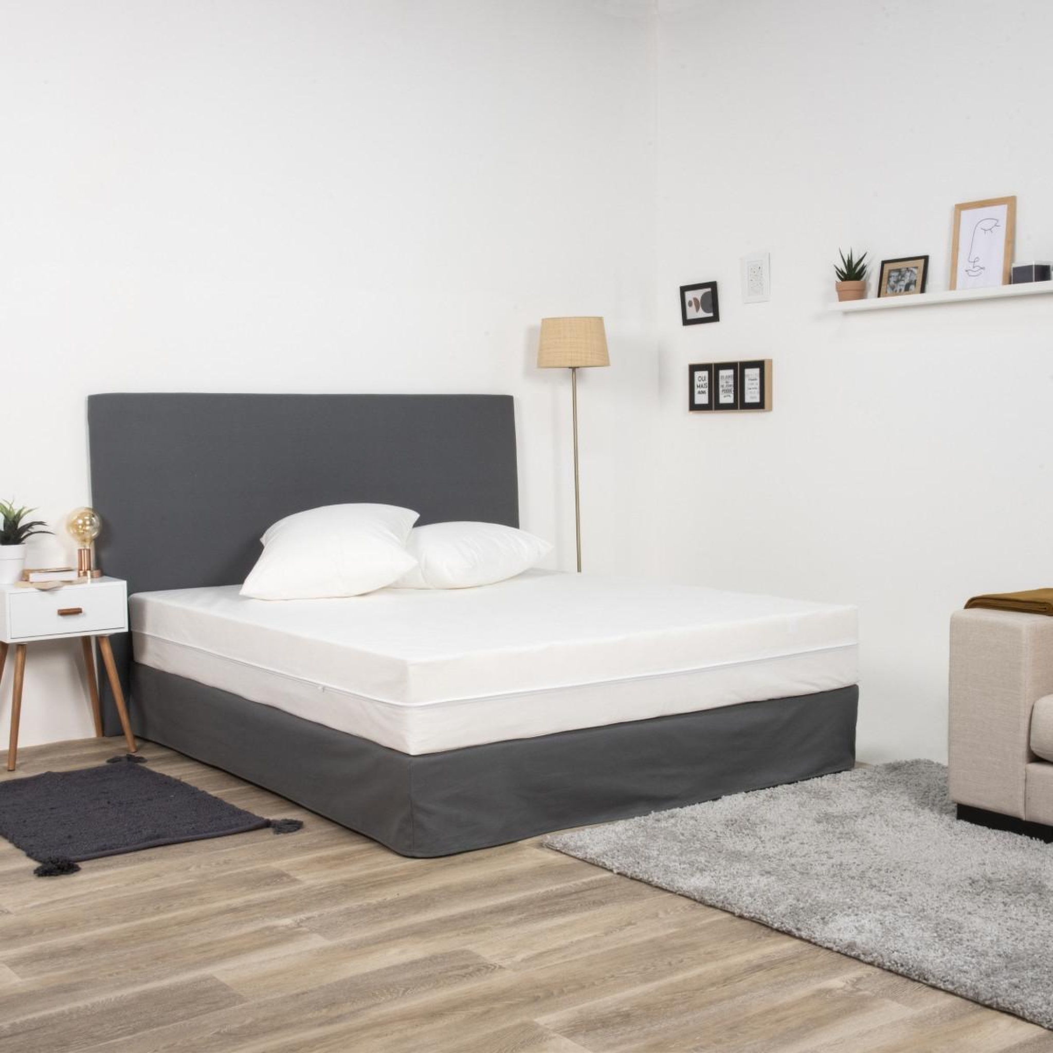 Voir la diapositive 3 : FUTURE HOME Protège oreiller anti punaise de lit