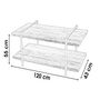 Voir la diapositive 2 : DIVERS Meuble TV industriel en bois et métal Dock - L. 120 x H. 55 cm - Noir