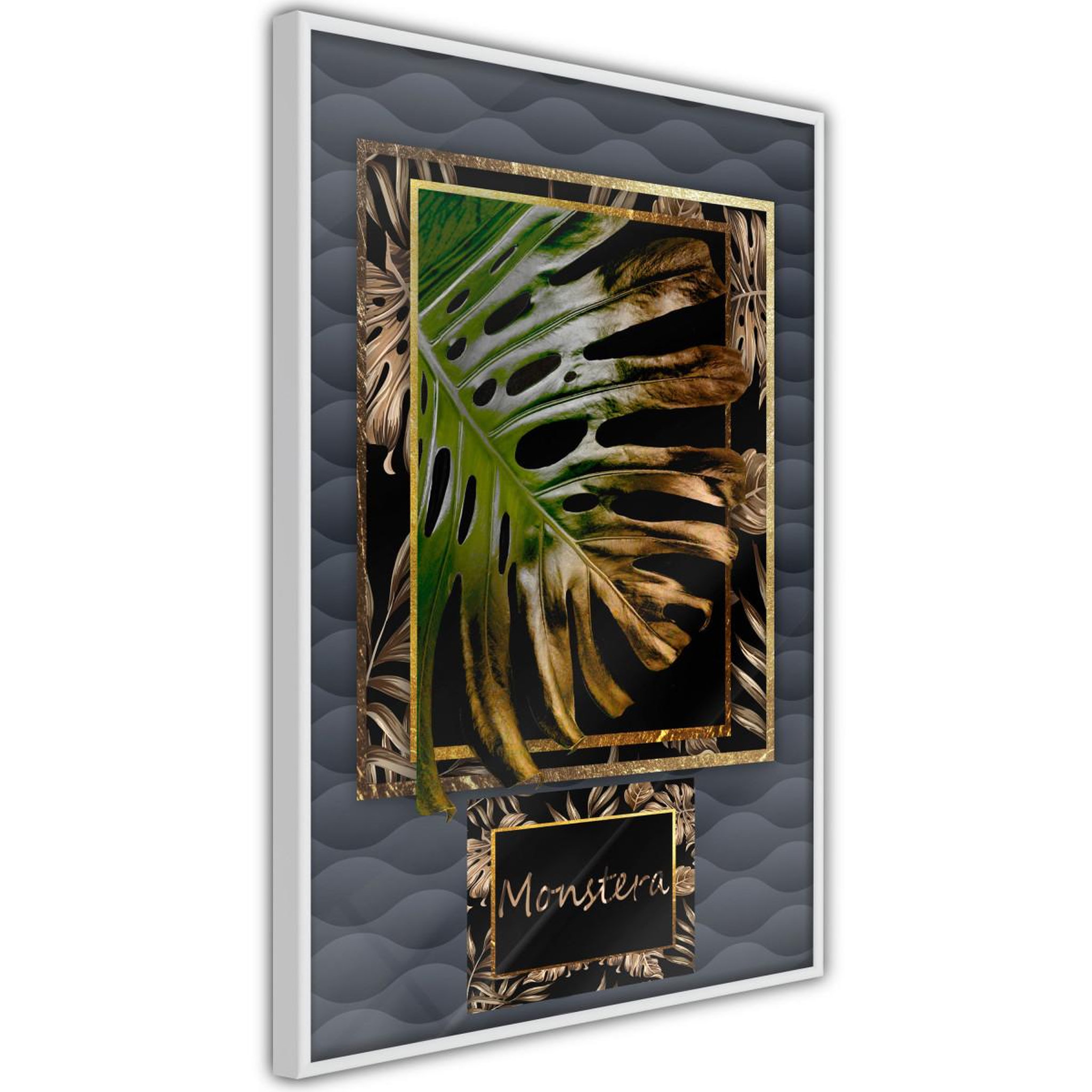 Paris Prix Affiche Murale Encadrée  Monstera in the Frame
