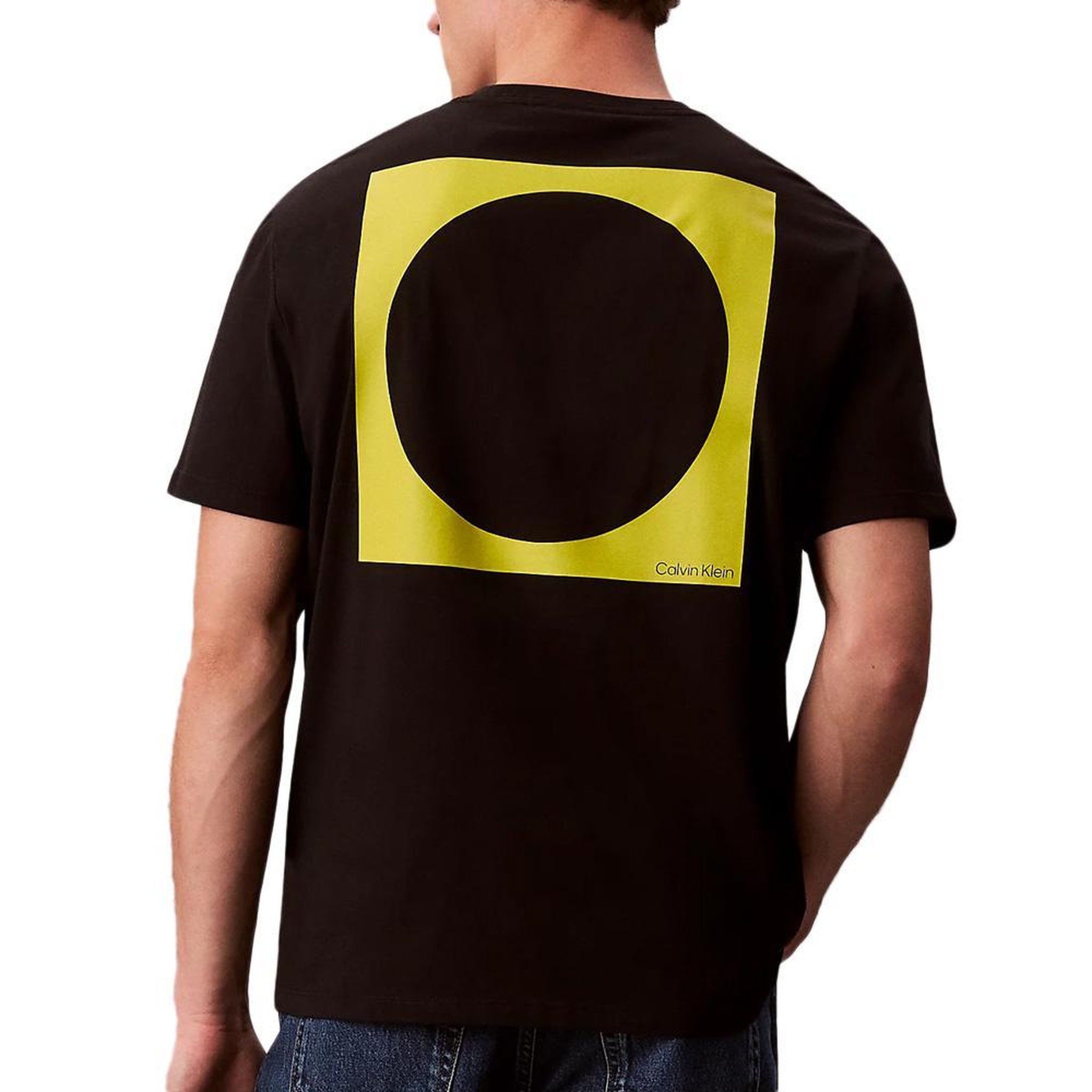 Voir la diapositive 2 : CALVIN KLEIN JEANS T-Shirt Noir/Jaune Homme Calvin Klein Jeans LV04RD810G