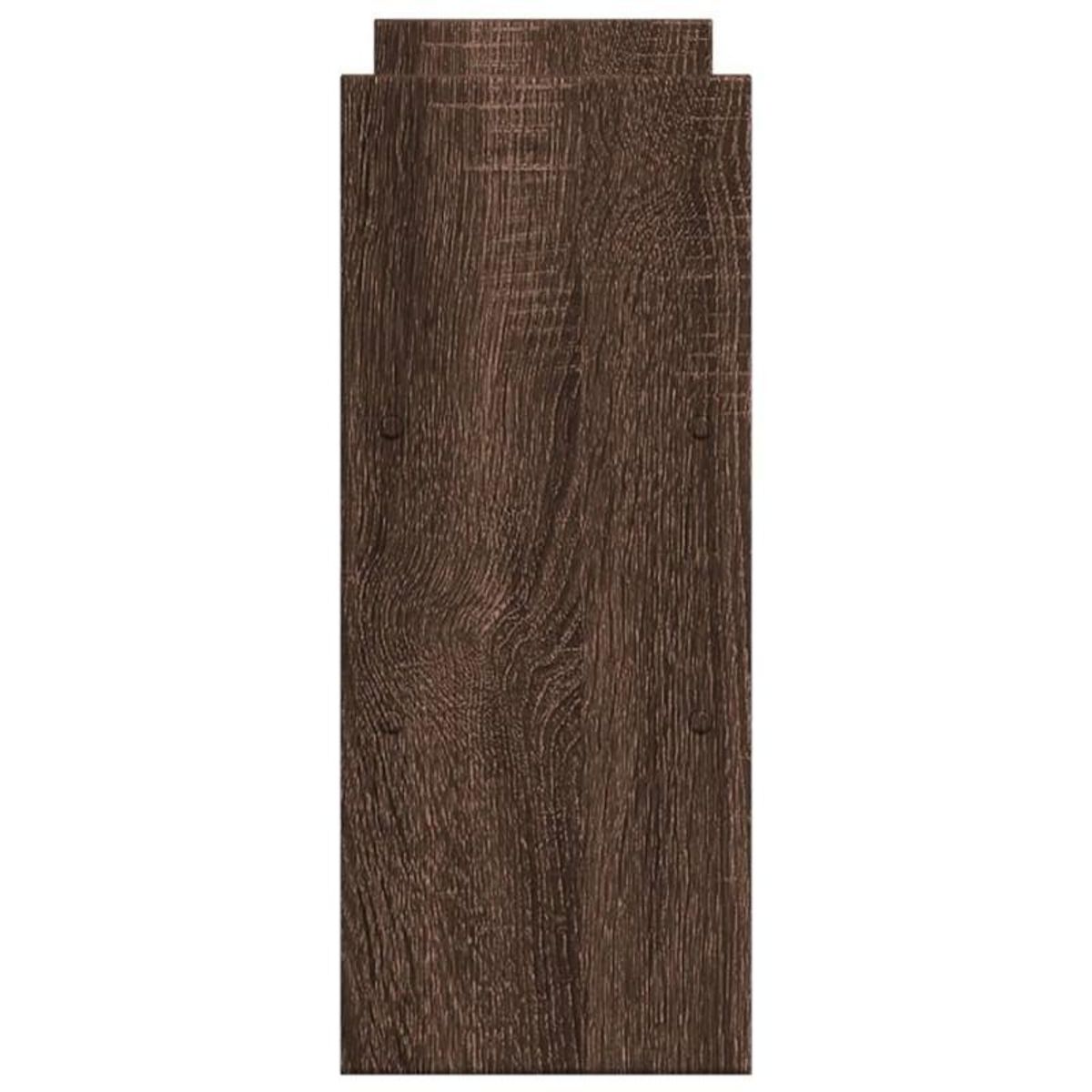 VIDAXL Organisateur de bureau réglable chêne marron bois d ingénierie