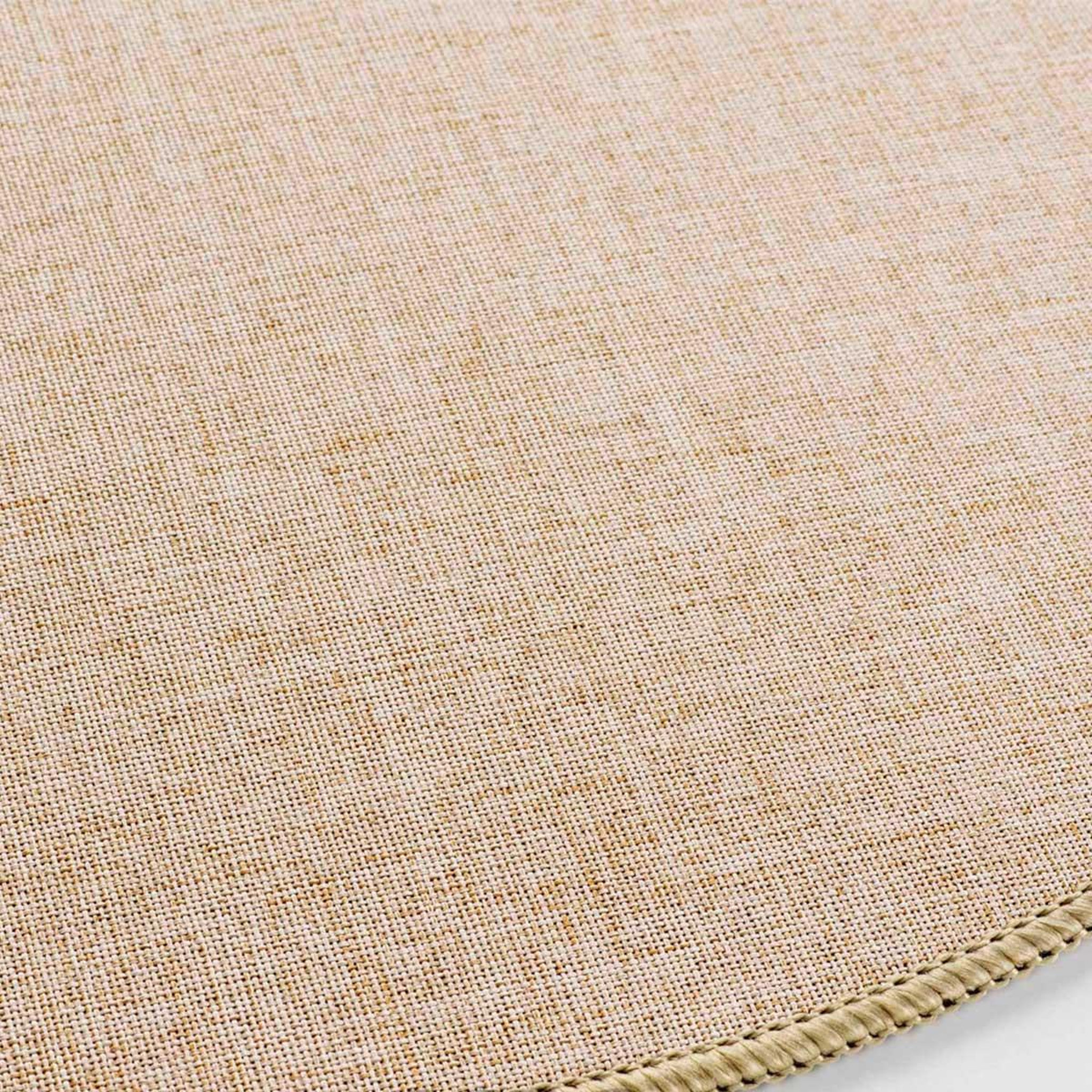Voir la diapositive 2 : Douceur d'Intérieur Set de table rond tissé  edward  38cm taupe