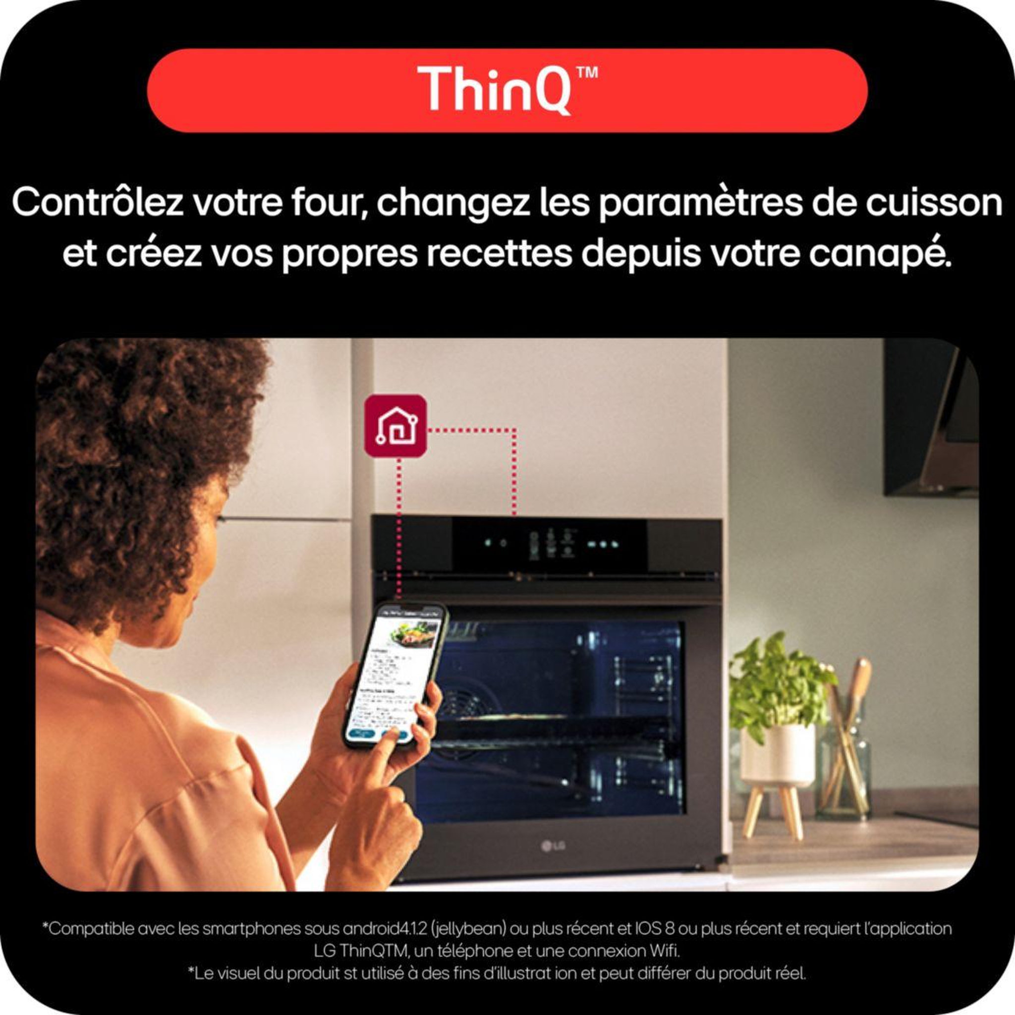Voir la diapositive 5 : LG Four encastrable fonction vapeur ws9d7673cb instaview