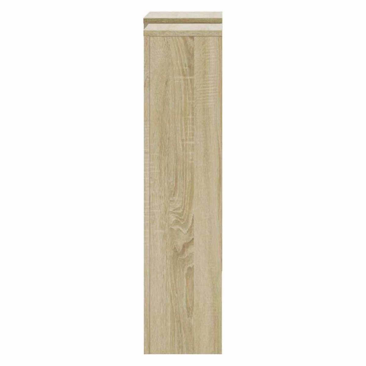 VIDAXL Cache-radiateur chene sonoma 205x21,5x83,5 cm bois d'ingenierie