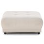 Voir la diapositive 2 : LISA DESIGN Amadora - pouf en velours côtelé