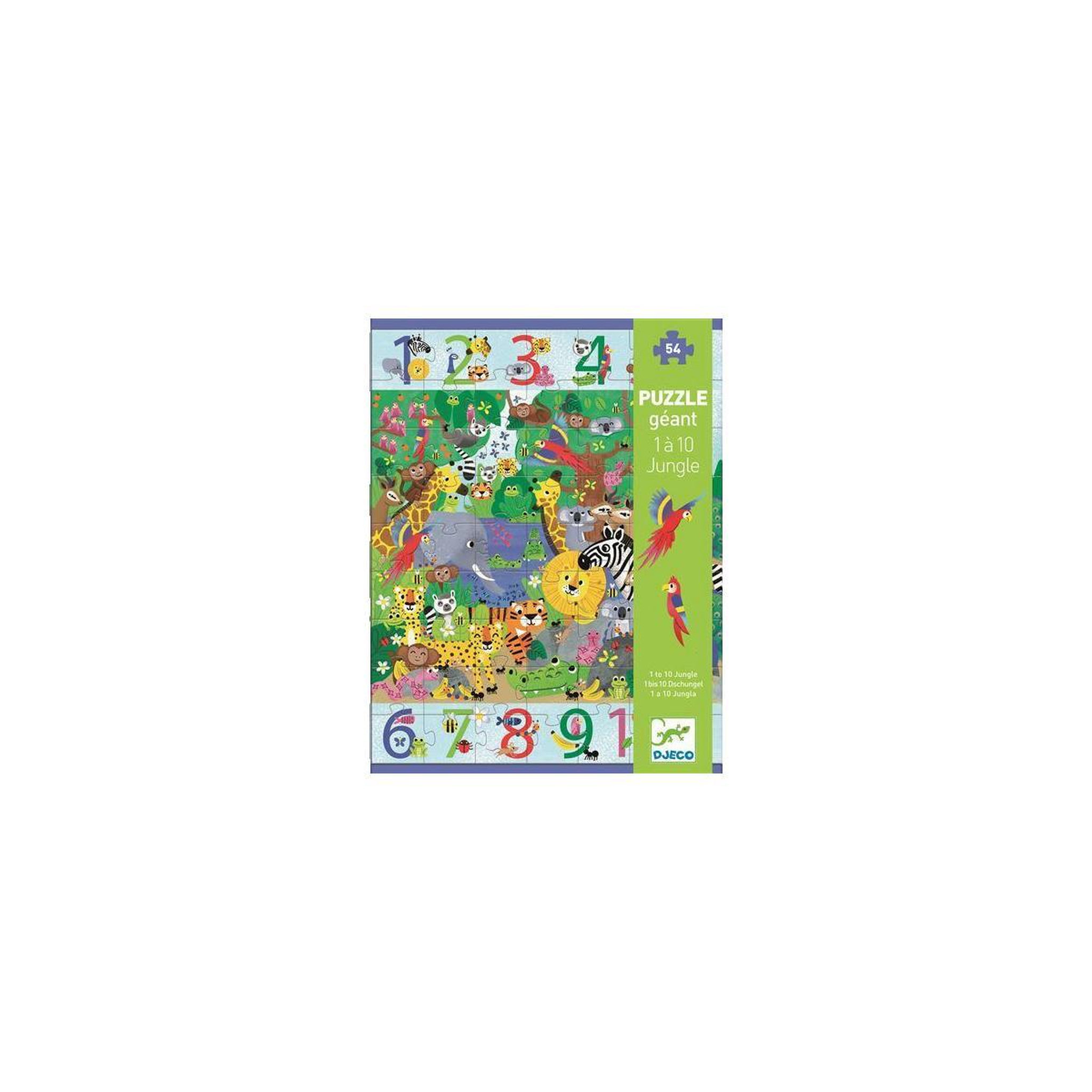 Djeco Puzzle Djeco 1 à 10 Jungle
