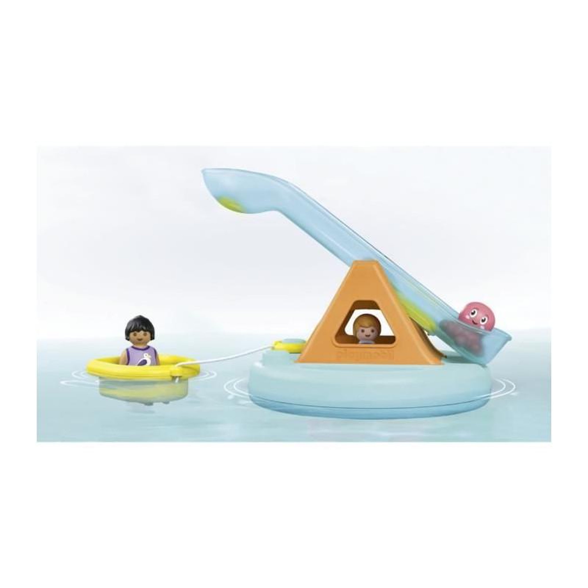 Voir la diapositive 6 : PLAYMOBIL 71687 - Ilôt avec toboggan aquatique
