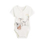 Voir la diapositive 6 : Petit Béguin Lot de 2 bodies bébé manches courtes ouverture croisée Yao