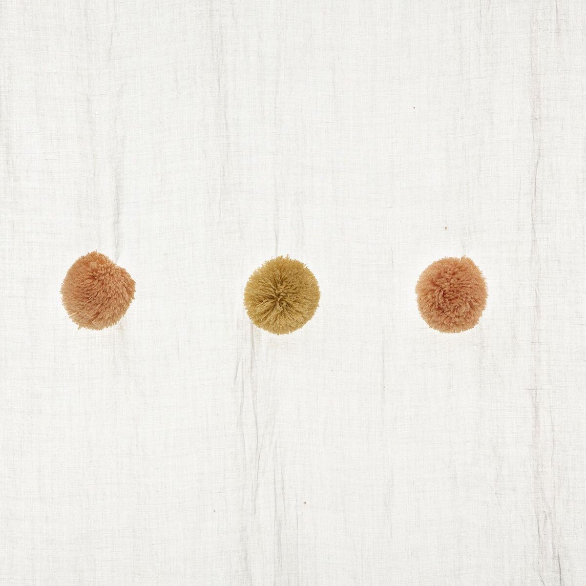 ATMOSPHERA Voilage crème avec Pompons