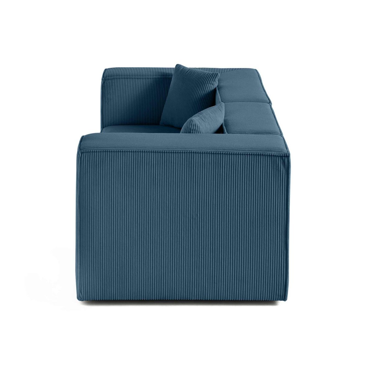 LISA DESIGN Arty - canapé modulable 2 places - en velours côtelé