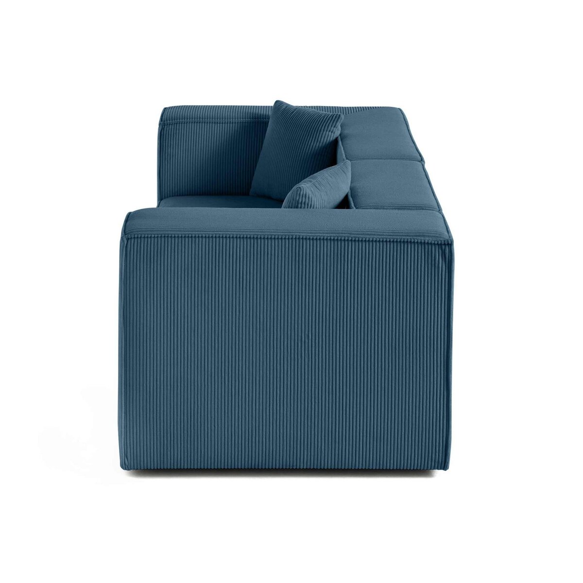 LISA DESIGN Arty - canapé modulable 2 places - en velours côtelé