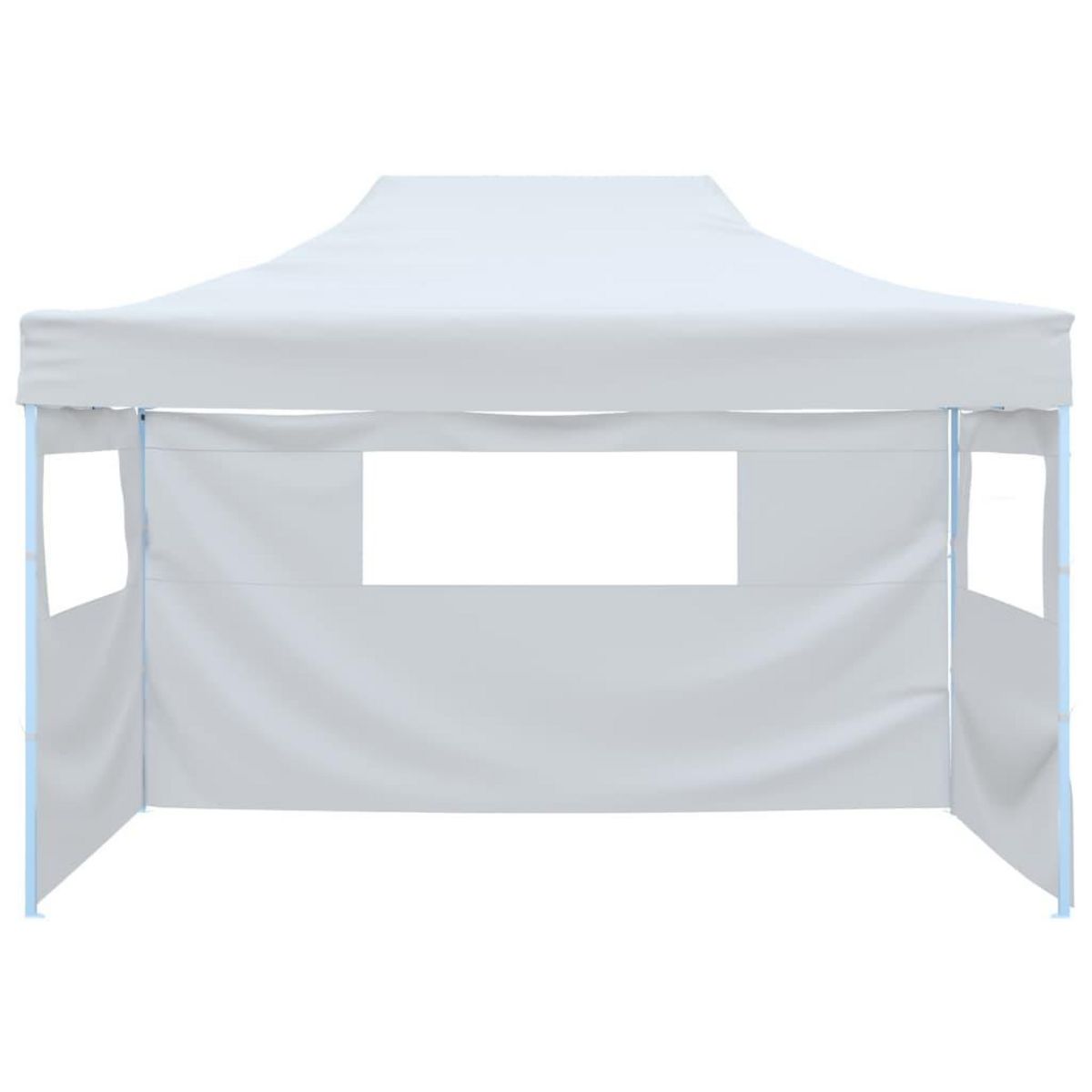 VIDAXL Tente pliable de reception avec 3 parois 291x413x315 cm Blanc