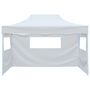 Voir la diapositive 2 : VIDAXL Tente pliable de reception avec 3 parois 291x413x315 cm Blanc