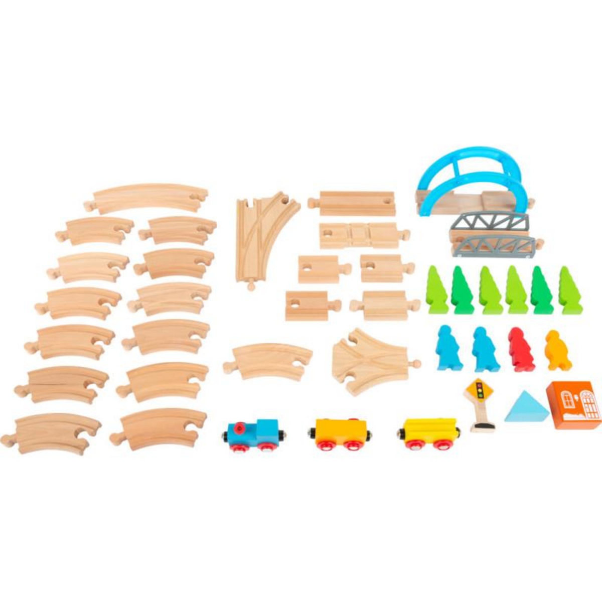 SMALL FOOT SMALL FOOT Chemin de fer en bois Grand voyage