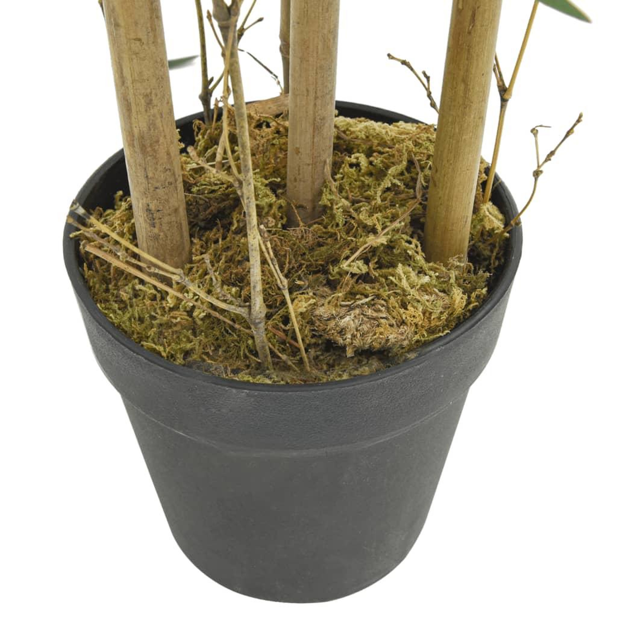Voir la diapositive 3 : VIDAXL Bambou artificiel 500 feuilles 80 cm vert