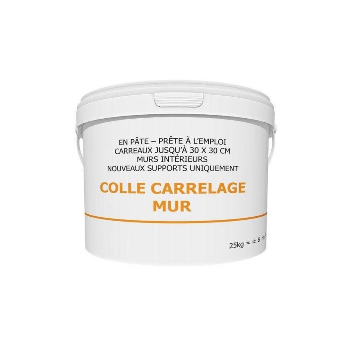 CENTRALE BRICO Colle en pate, interieur, blanc, 25KG