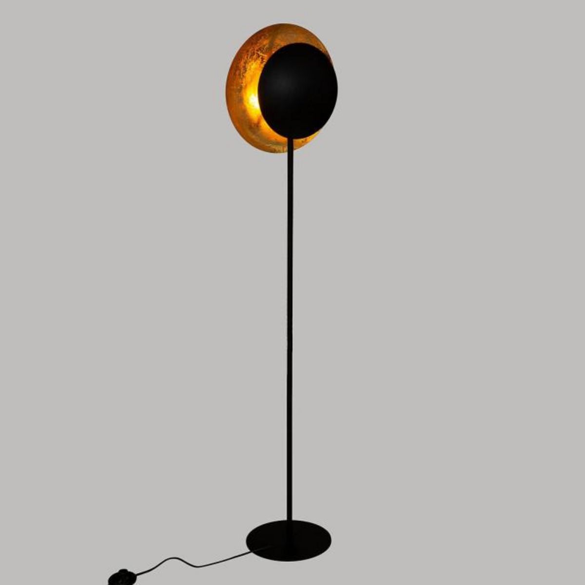 ATMOSPHERA Lampadaire en Métal  Estee  144cm Noir
