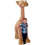 Ferry Jacques & Cie Peluche gonflable 180 cm girafe 