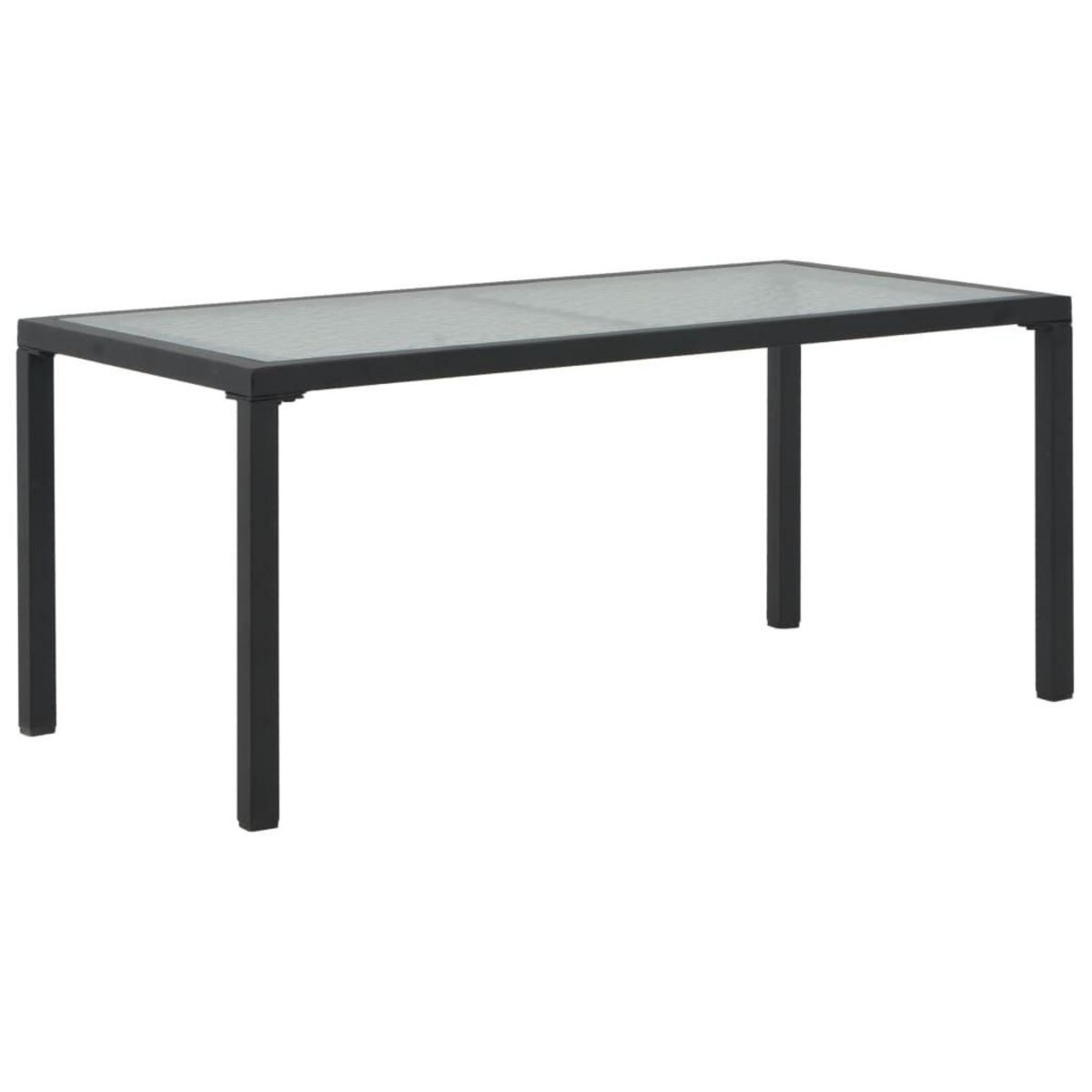 VIDAXL Salon de jardin 3 pcs avec coussins Resine tressee Gris