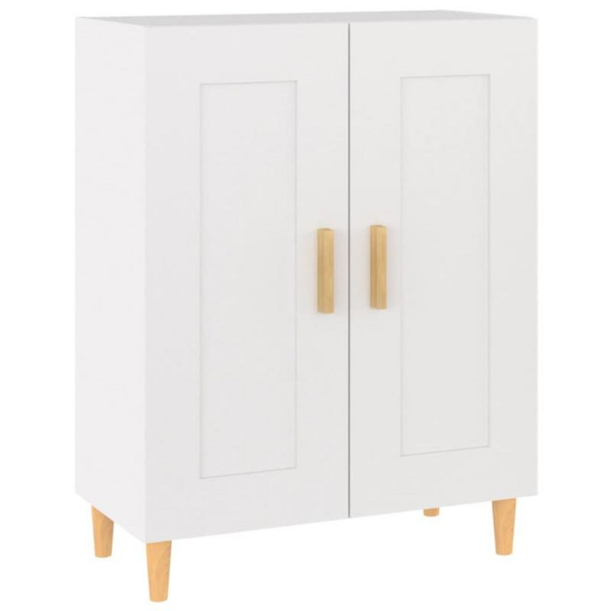 VIDAXL Buffet Blanc 69,5x34x90 cm Bois d ingénierie