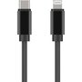 Voir la diapositive 2 : ADEQWAT Câble Lightning vers USB-C 2M certifié Apple Noir
