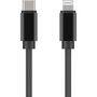 Voir la diapositive 2 : ADEQWAT Câble Lightning vers USB-C 2M certifié Apple Noir