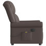 Voir la diapositive 5 : VIDAXL Fauteuil de massage inclinable electrique marron brillant