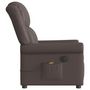 Voir la diapositive 5 : VIDAXL Fauteuil de massage inclinable electrique marron brillant