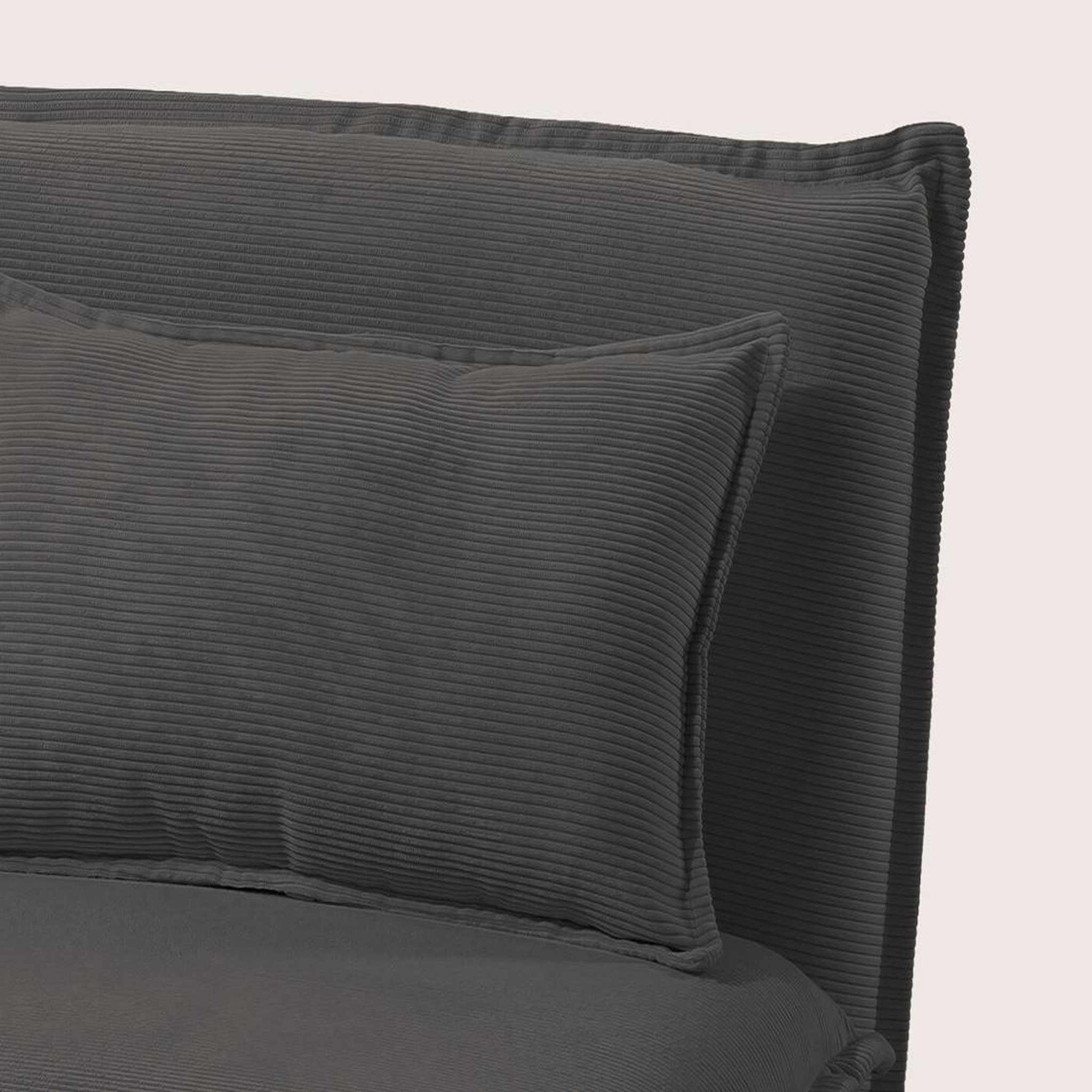 Voir la diapositive 6 : BEST MOBILIER Candice - banquette 2 places convertible clic-clac en velours côtelé