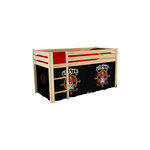 Paris Prix Tente Textile pour Lit  Pino Pirates II  Noir