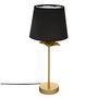 Voir la diapositive 1 : ATMOSPHERA Lampe à Poser Palmier  Artif  45cm Or & Noir