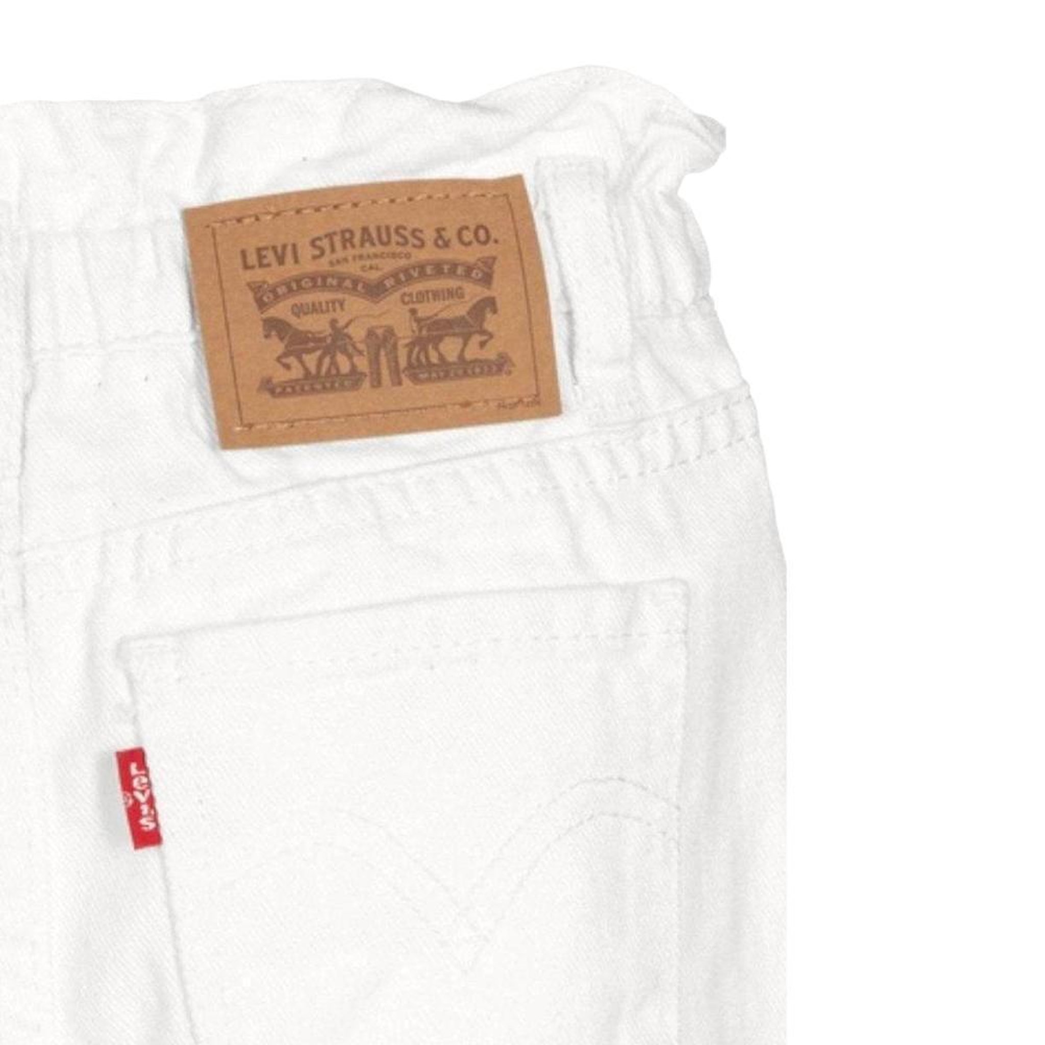 Voir la diapositive 2 : Levi's Jean Blanc Fille Levi's 4EE361
