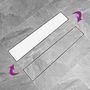 Voir la diapositive 4 : VIDAXL Drain de douche avec couvercle 2 en 1 63x14 cm Acier inoxydable