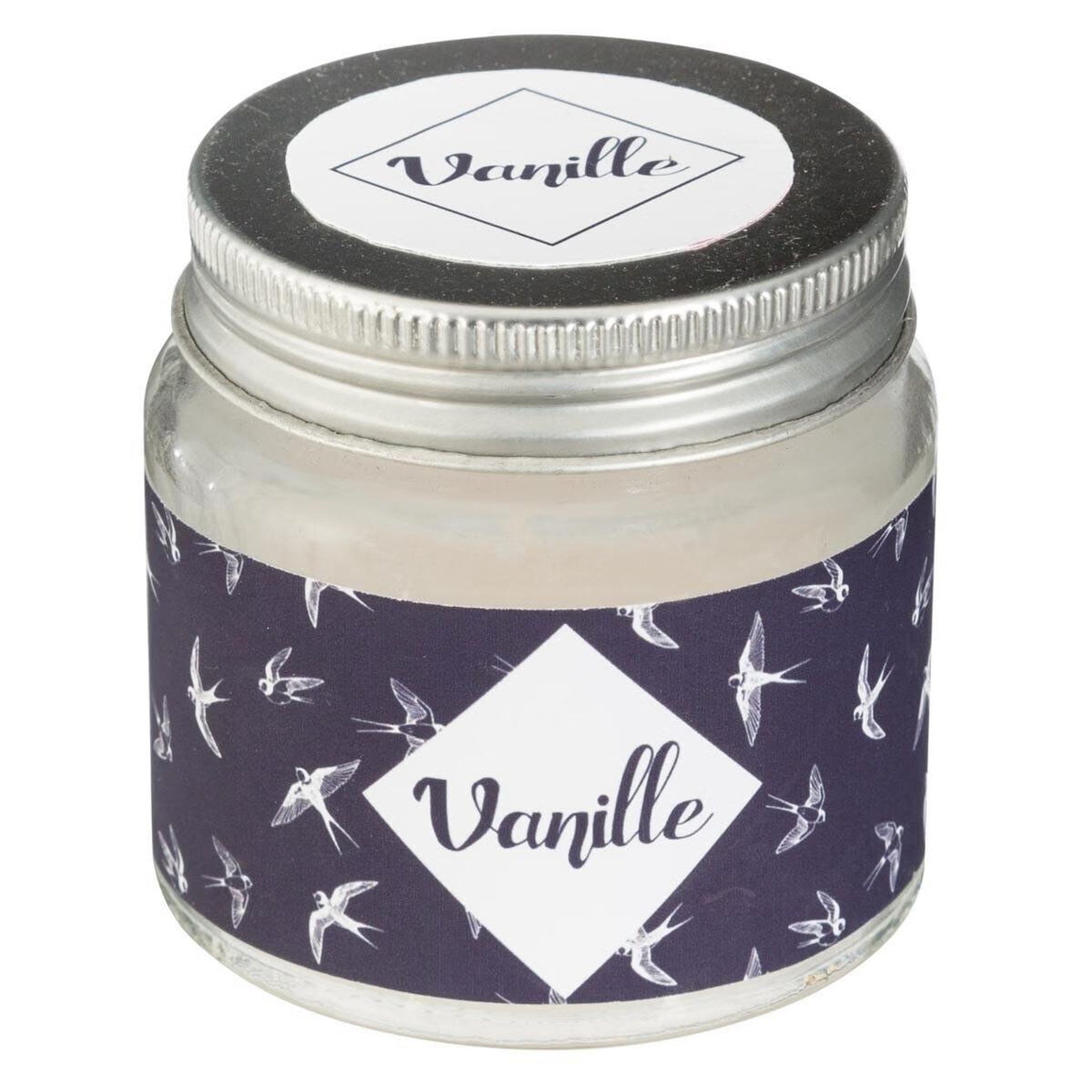 COMPTOIR DE LA BOUGIE Bougie parfumée en verre  bocal  65g vanille