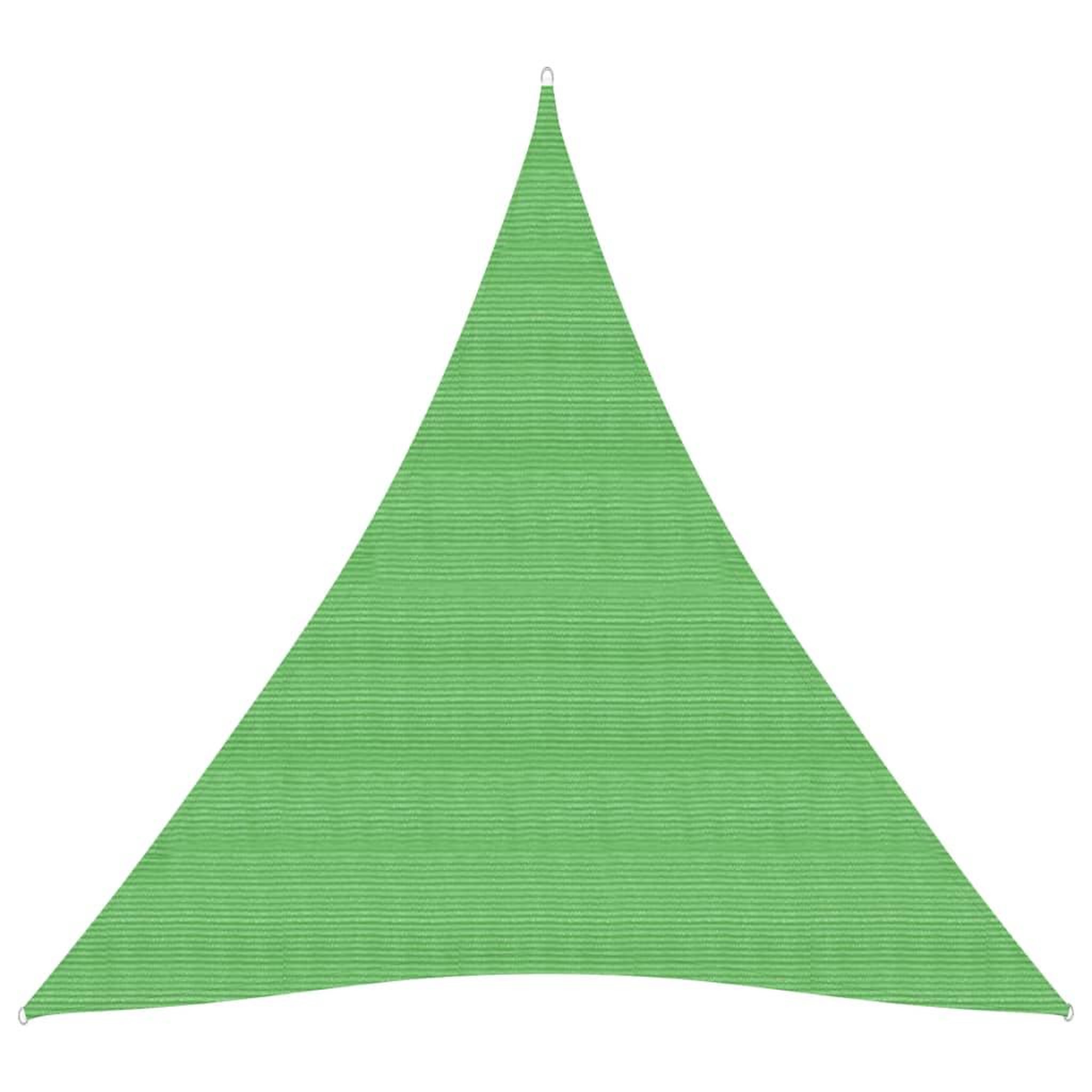 Voir la diapositive 2 : VIDAXL Voile d'ombrage 160 g/m^2 Vert clair 5x6x6 m PEHD