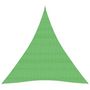 Voir la diapositive 2 : VIDAXL Voile d'ombrage 160 g/m^2 Vert clair 5x6x6 m PEHD